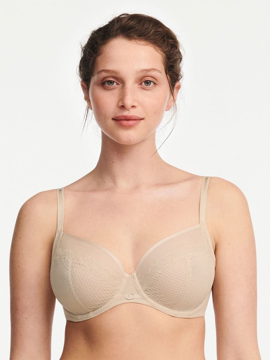 Beige Brown Women Chantelle Parisian Allure Plunge Unlined Bra | YKH4892KM