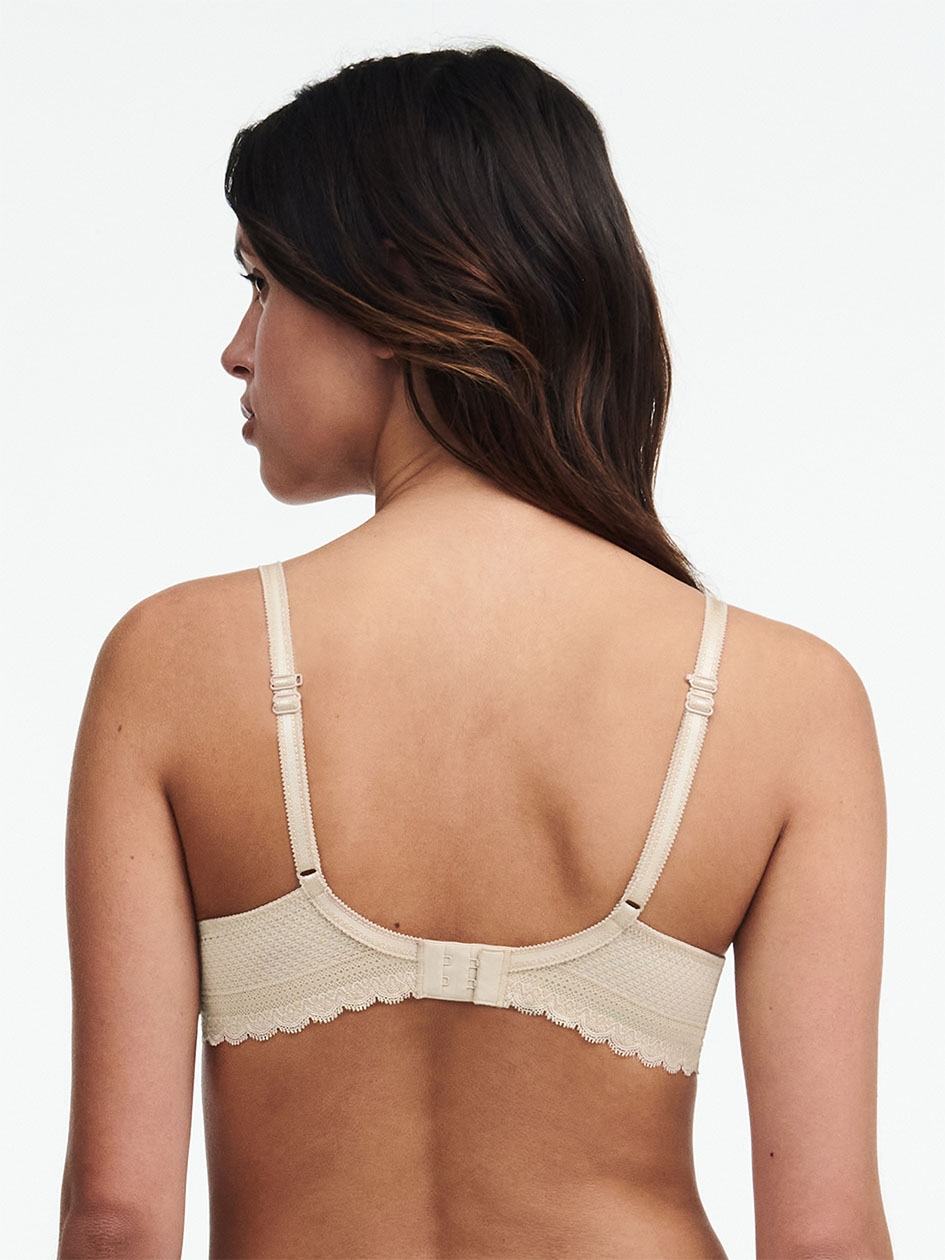 Beige Brown Women Chantelle Parisian Allure Plunge T-Shirt Bra | VIQ5117HT