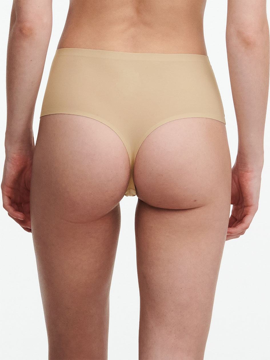 Beige Brown Women Chantelle SoftStretch High Waist Thong Panty | BJC673KY