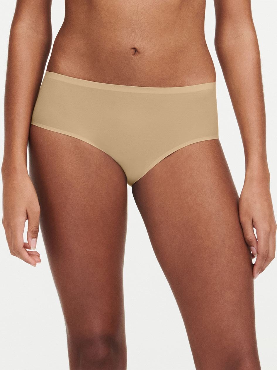 Beige Brown Women Chantelle SoftStretch Hipster Panty | WND5258YV