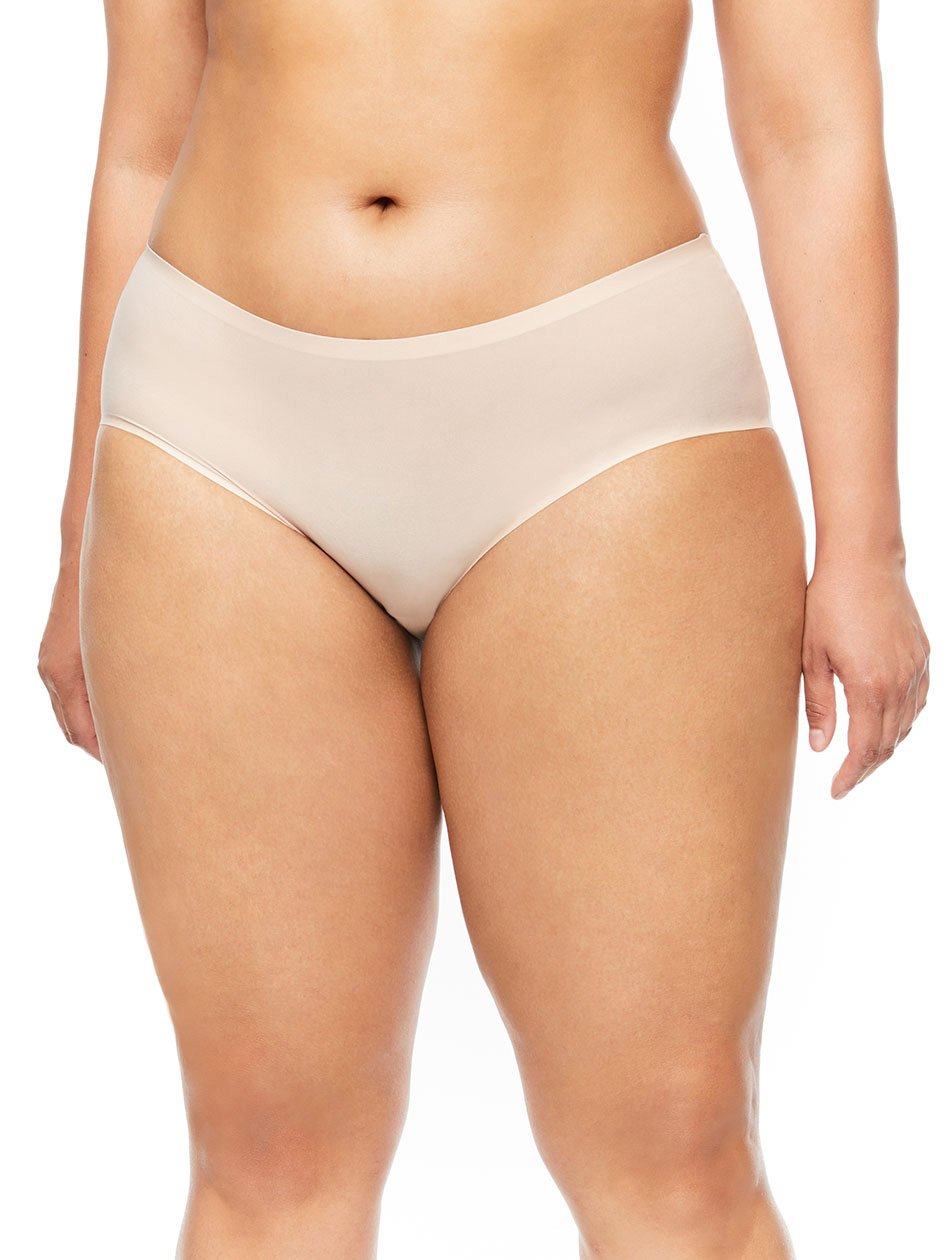 Beige Brown Women Chantelle SoftStretch Full Hipster Panty | SKJ1622JA