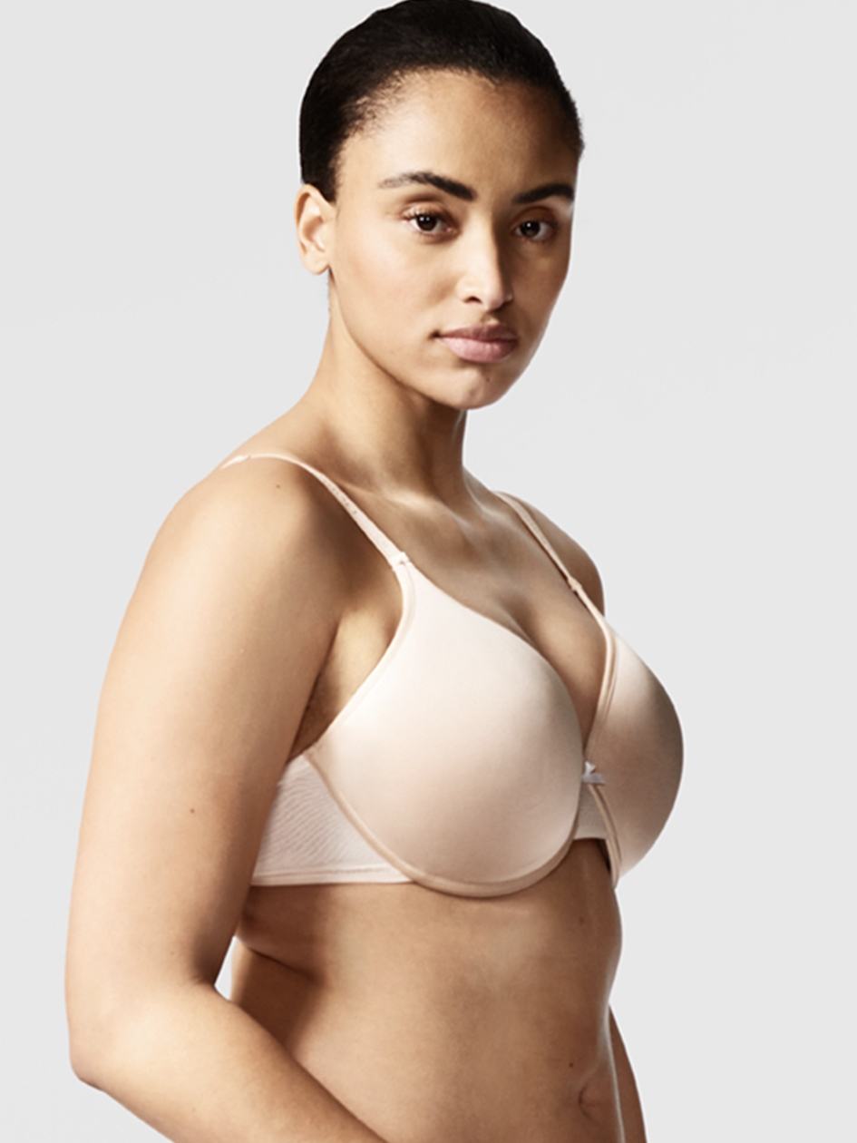 Beige Pink Women Chantelle C Ideal Back Smoothing Bras | MDH5640SF