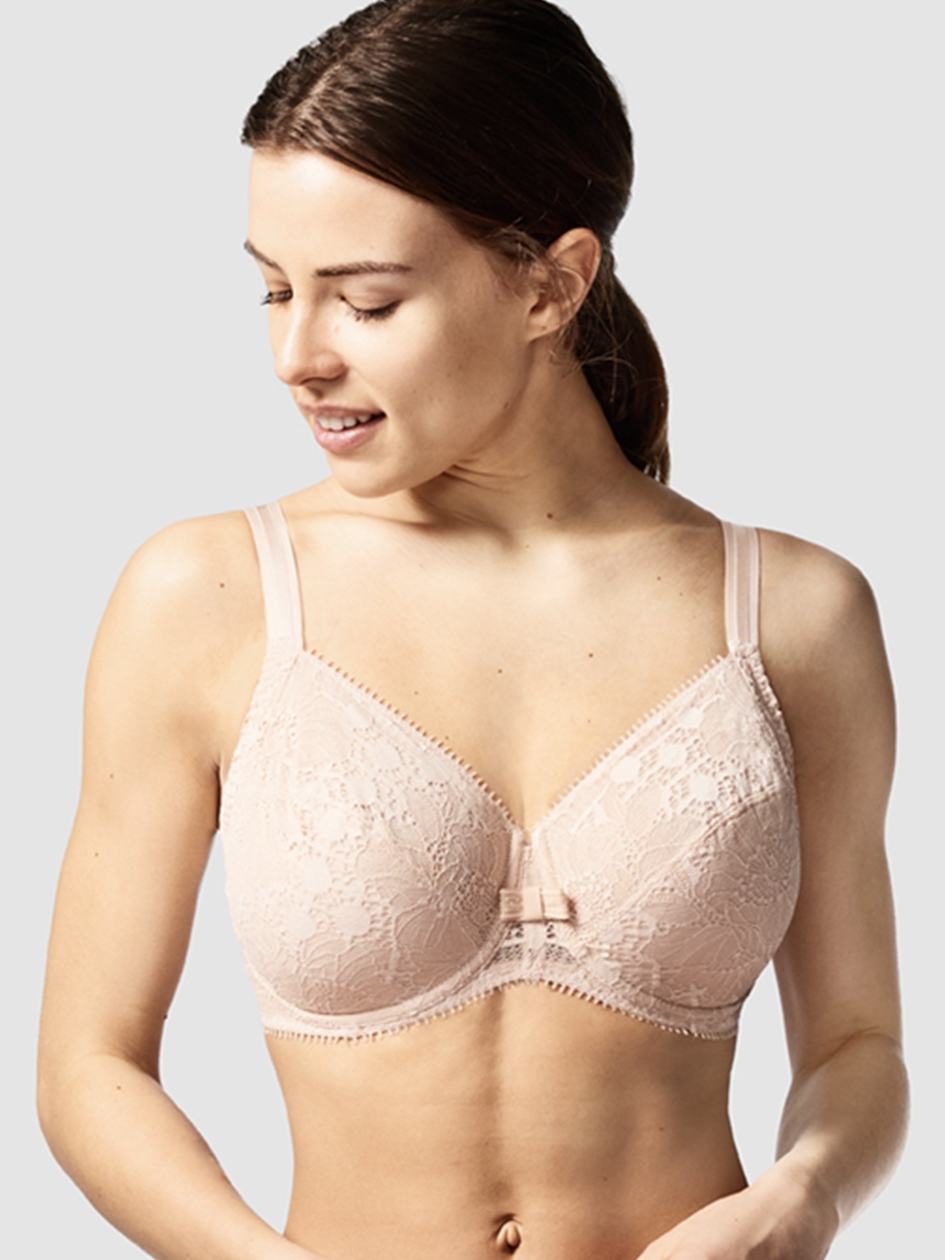 Beige Pink Women Chantelle Day to Night Full Coverage Unlined Bra | FSO2087YX