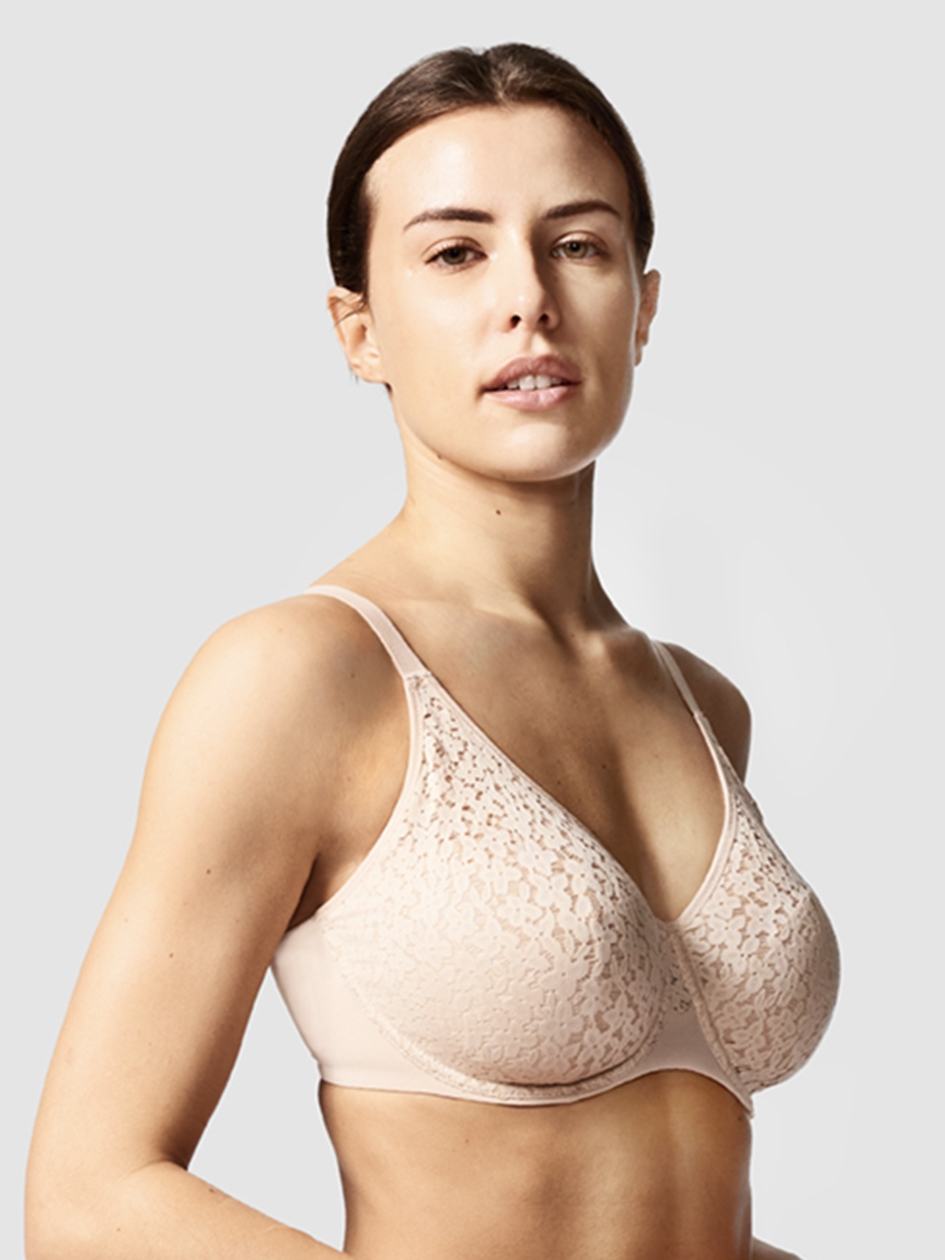 Beige Pink Women Chantelle Norah Comfort Underwire Bras | VUB2435DR