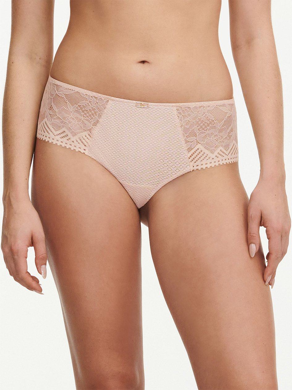 Beige Pink Women Chantelle Origins Lace Hipster Panty | AZD8596LO