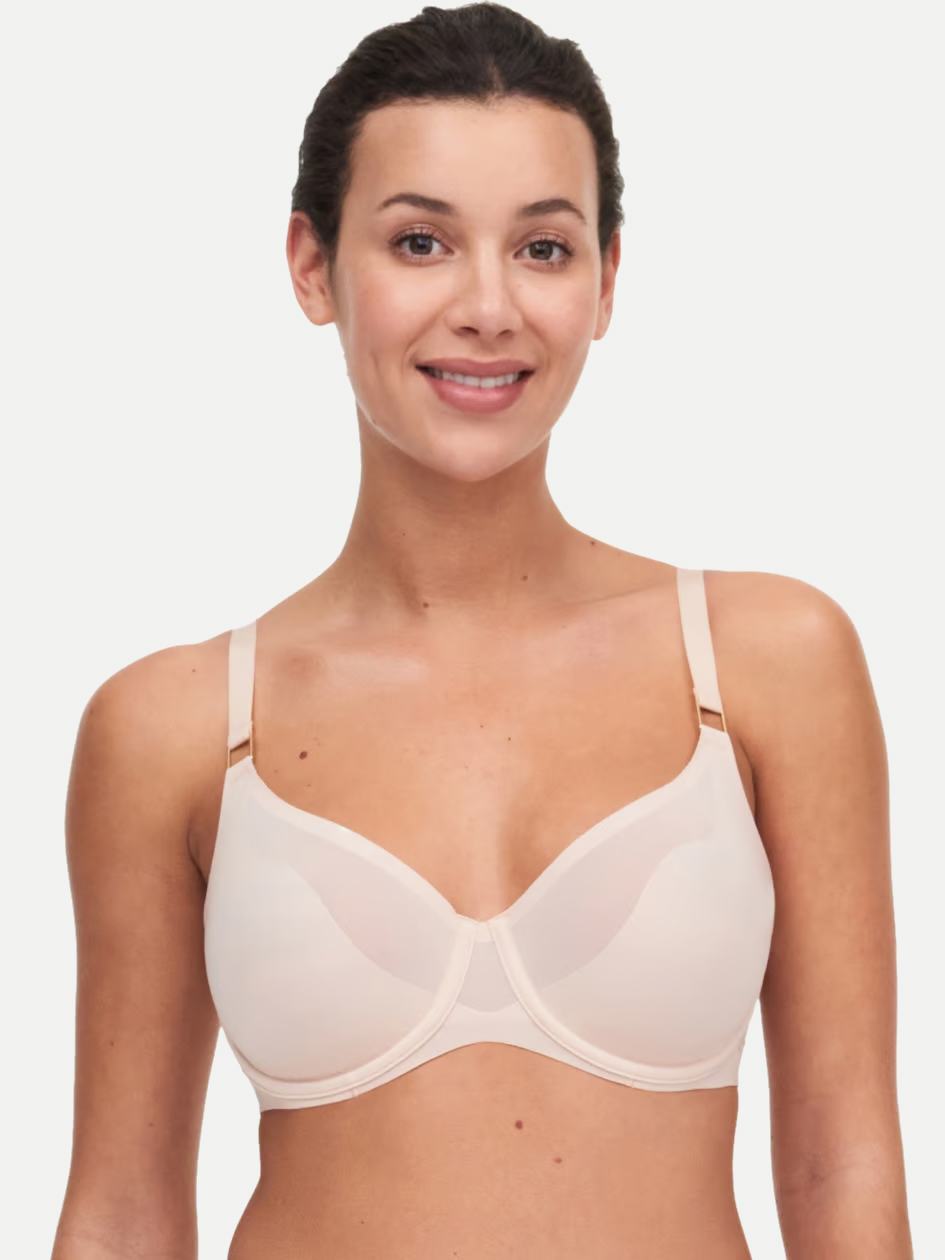 Beige Pink Women Chantelle Pure Light Unlined Bra | CQW7139RB