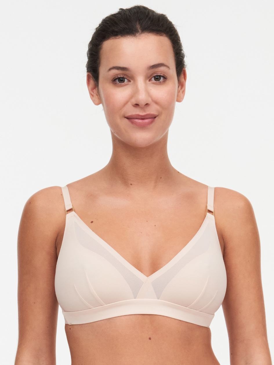 Beige Pink Women Chantelle Pure Light Wireless Bras | DEX3592NV