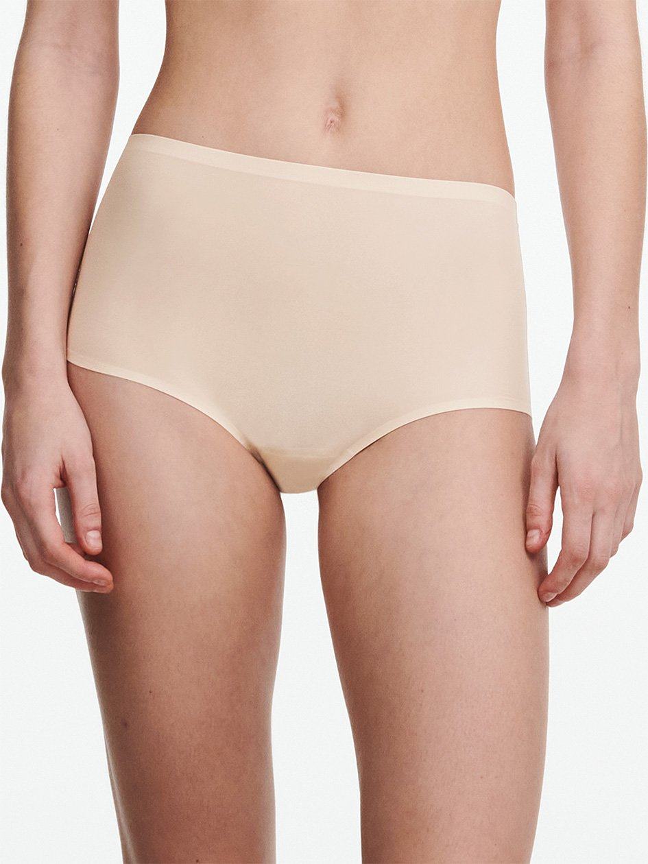 Beige Pink Women Chantelle SoftStretch Briefs | VHJ7480WP