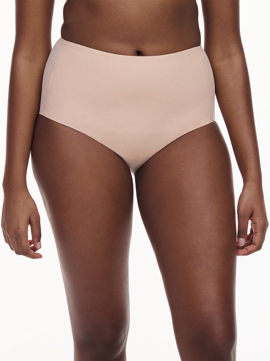 Beige Rose Women Chantelle Comfort Chic High Waist Support Briefs | VRB3744ND