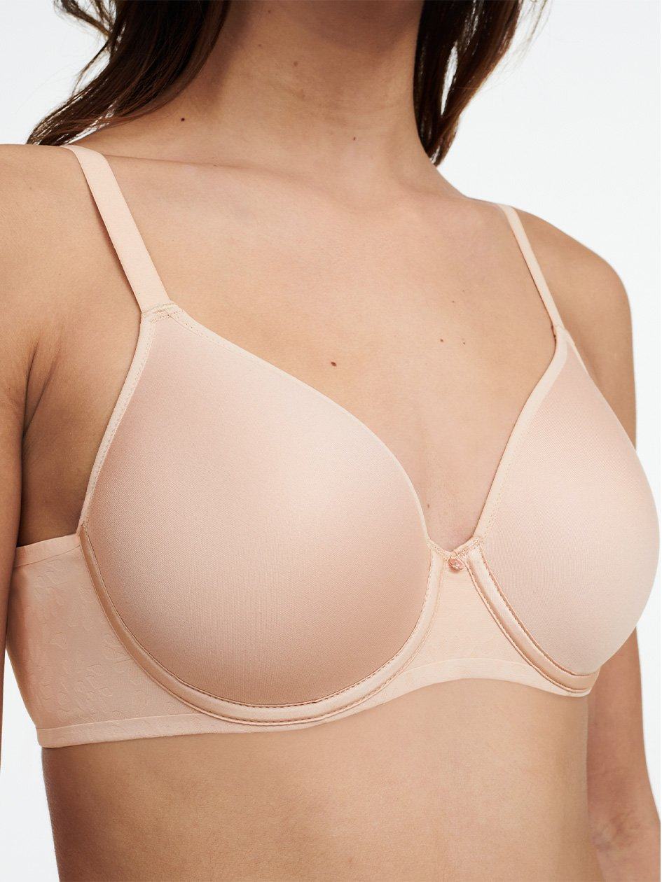 Beige Rose Women Chantelle Comfort Chic Full Coverage Custom Fit Bras | GAH6417OO