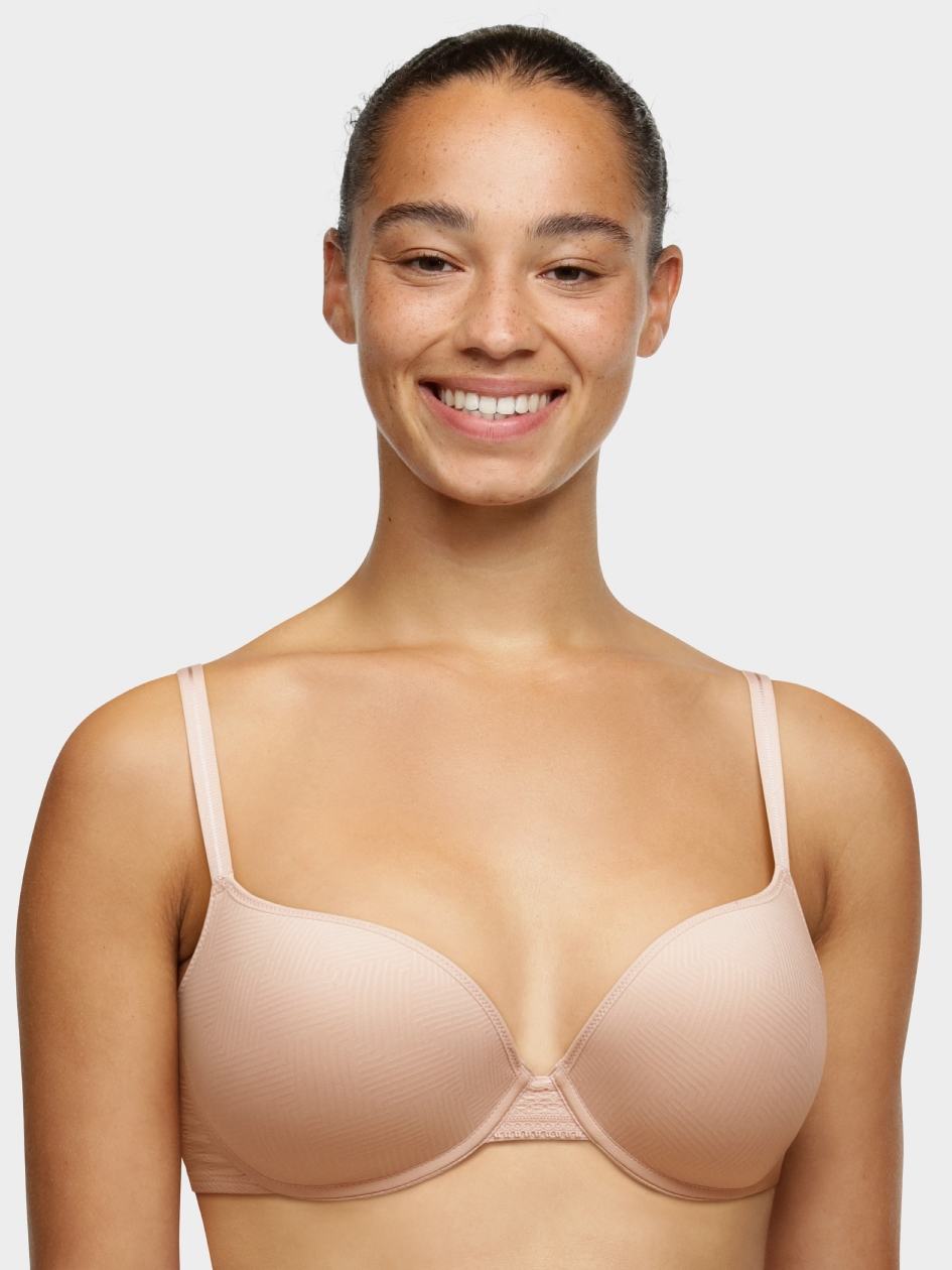 Beige Rose Women Chantelle Dream Today Push Up Bra | YAZ9220QD