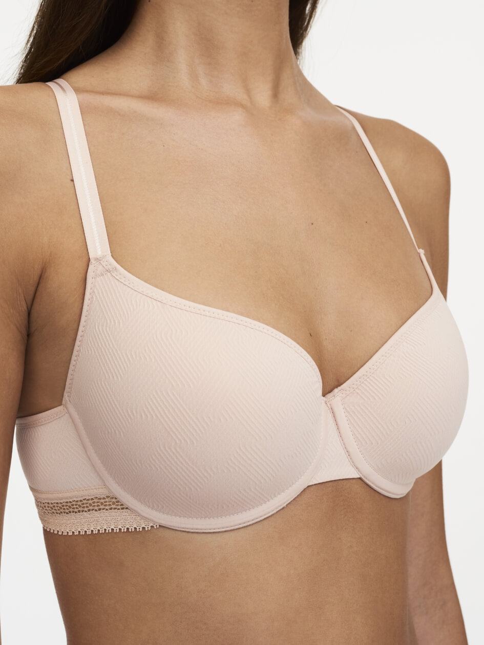 Beige Rose Women Chantelle Dream Today T-Shirt Bra | XGC397JQ