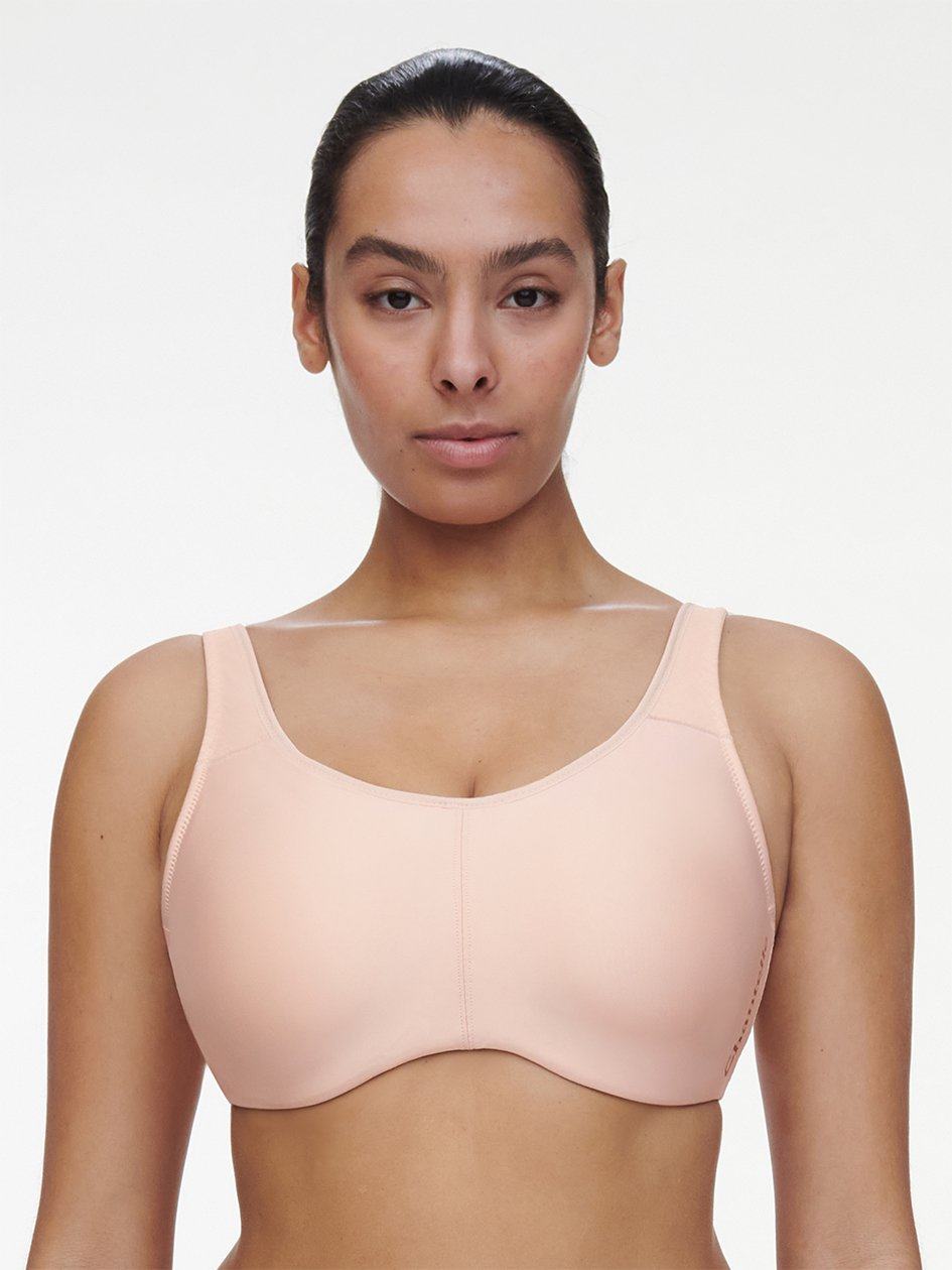 Beige Rose Women Chantelle Everyday High-Support Sport Bra | VPH9018AS