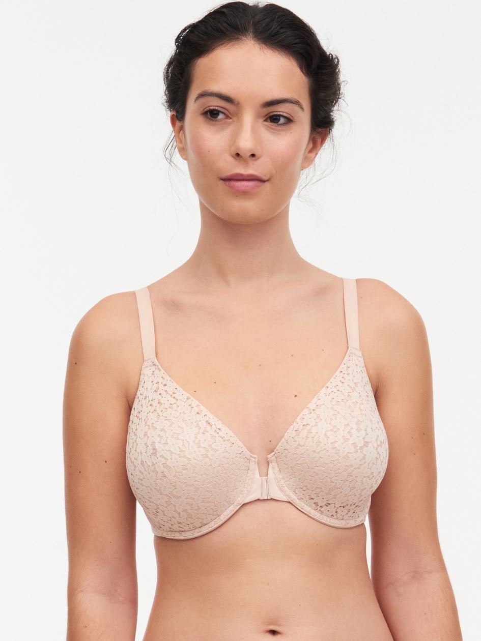 Beige Rose Women Chantelle Norah Comfort Front Closure Bras | UPV4229OR