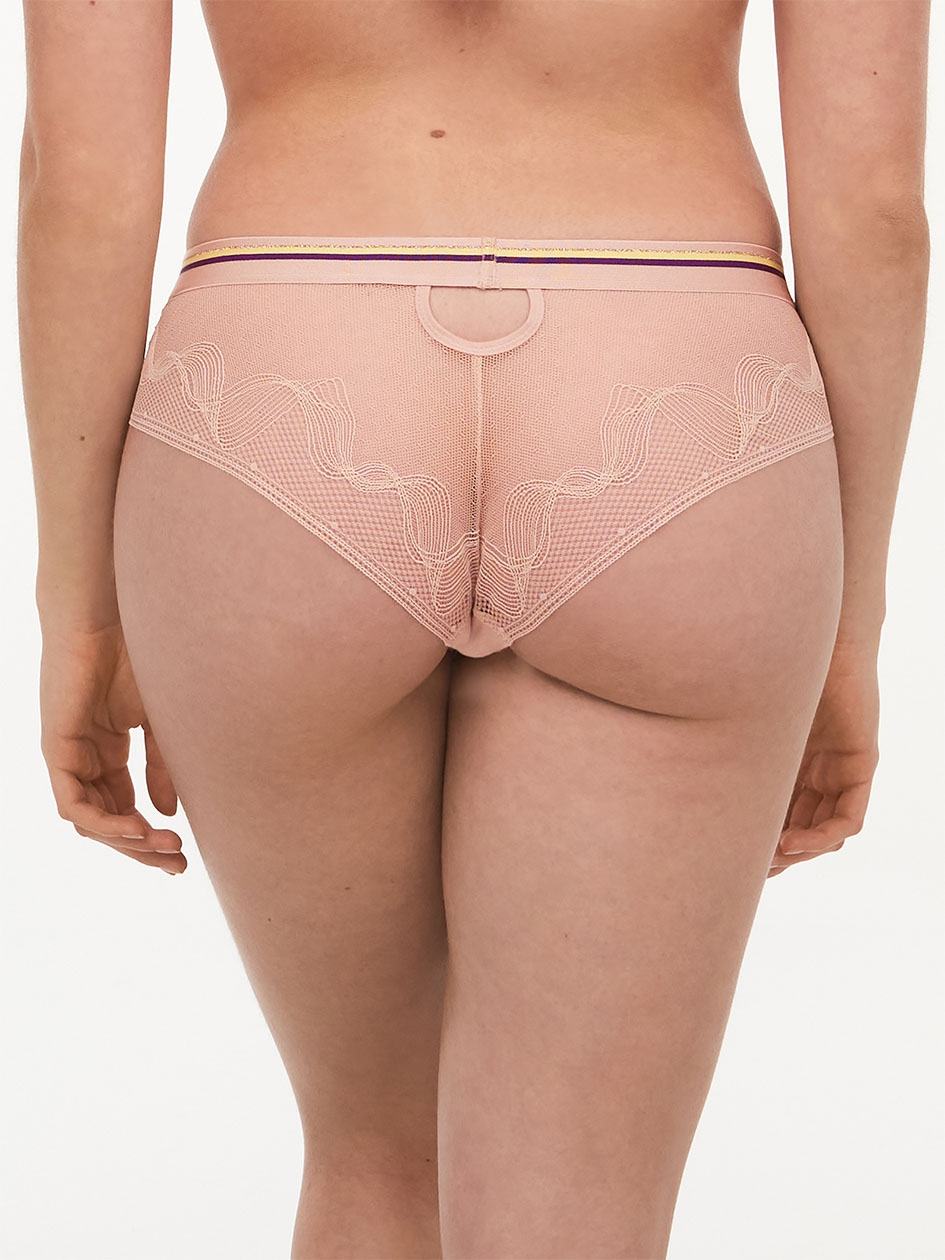 Beige Rose Women Chantelle Paola Hipster Panty | SCS632XR