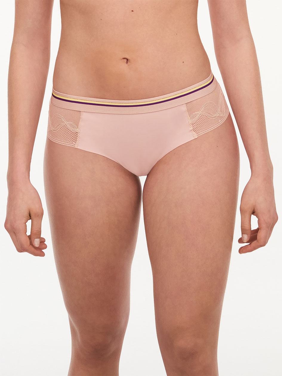 Beige Rose Women Chantelle Paola Hipster Panty | SCS632XR