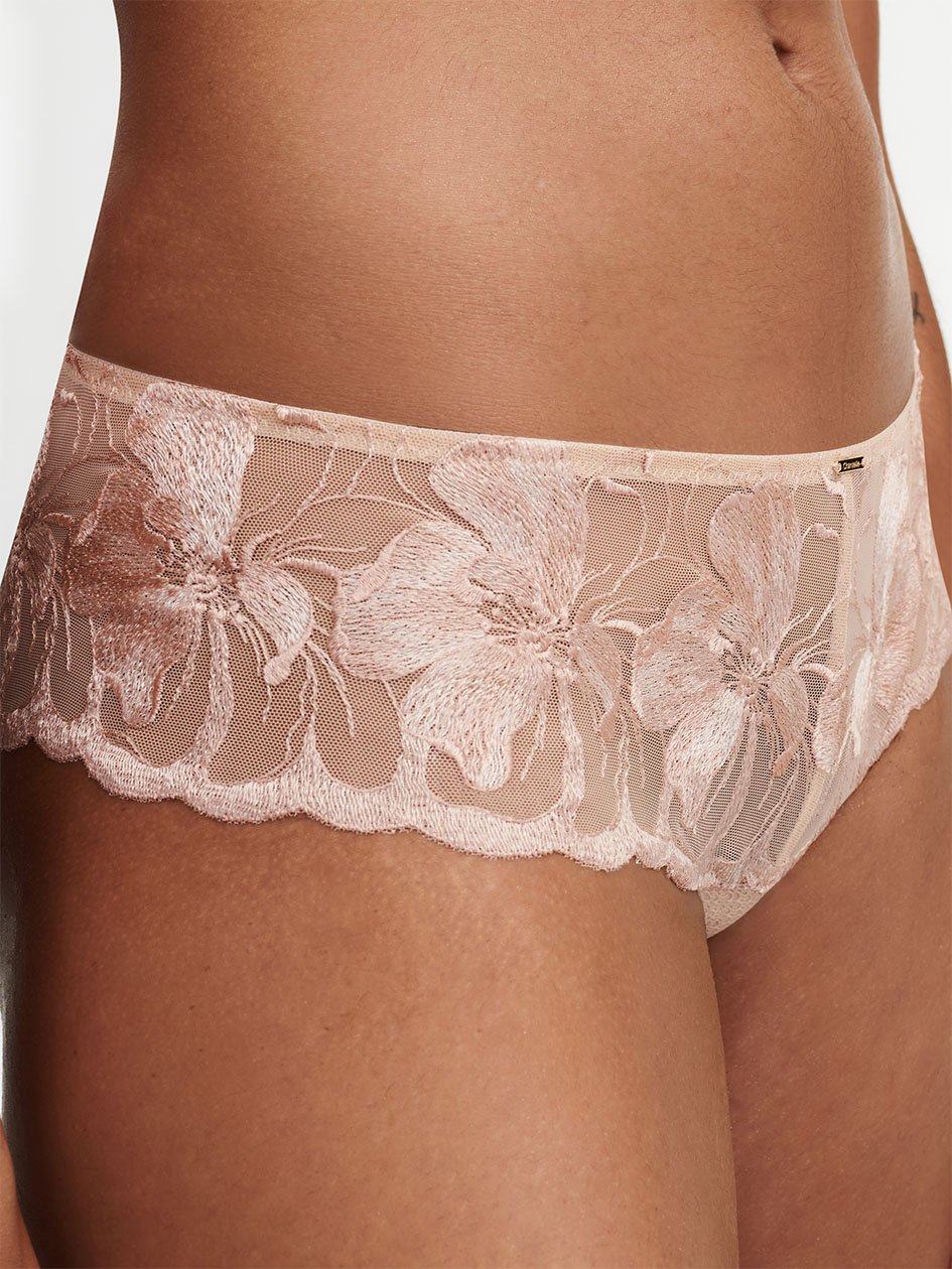 Beige Women Chantelle Fleurs Hipster Panty | EPQ371EQ