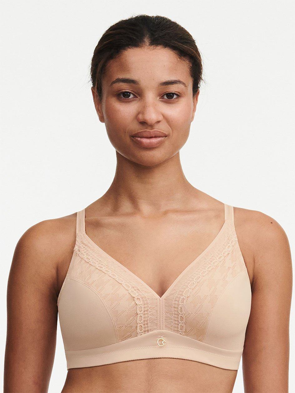 Beige Women Chantelle Impression Full Support Wireless Bras | NJE7366VO