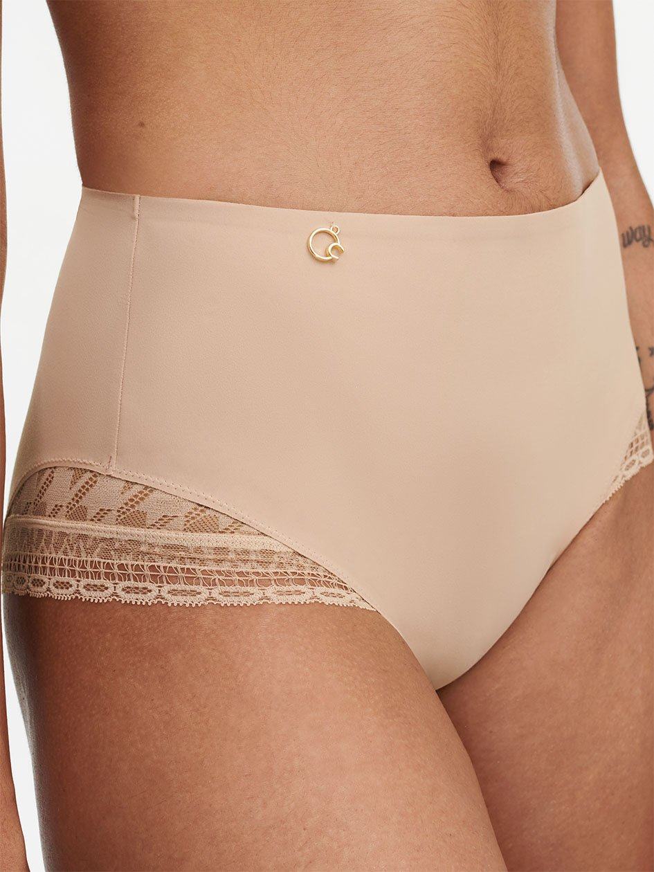 Beige Women Chantelle Impression Smoothing Full Briefs | RVH6136XE