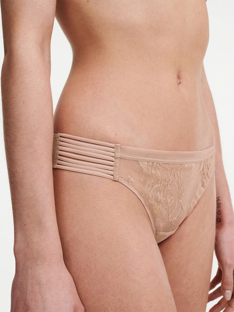 Beige Women Chantelle Impulse Thong Panty | SFM2130MG