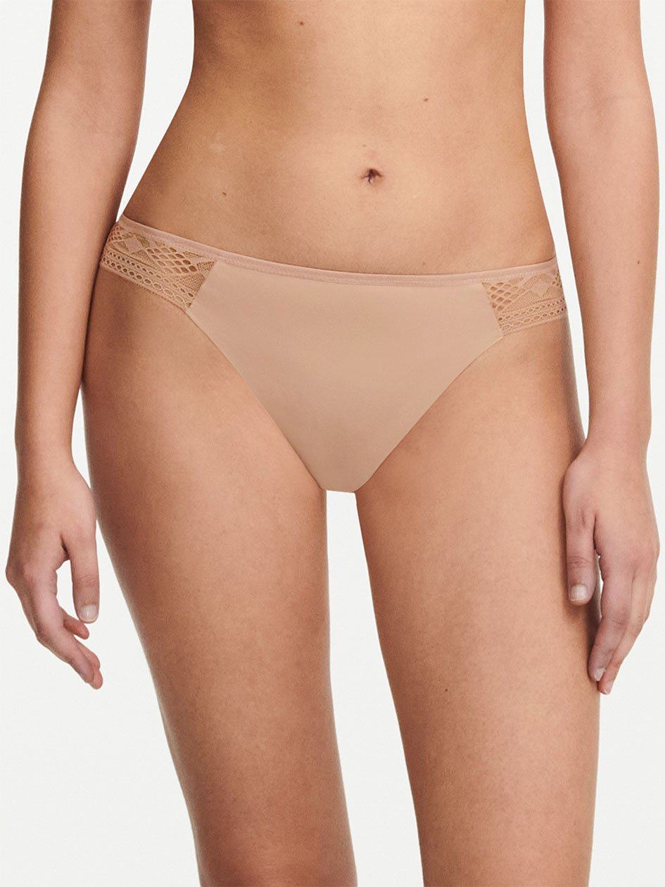 Beige Women Chantelle Ondine Thong Panty | GRT9422LC