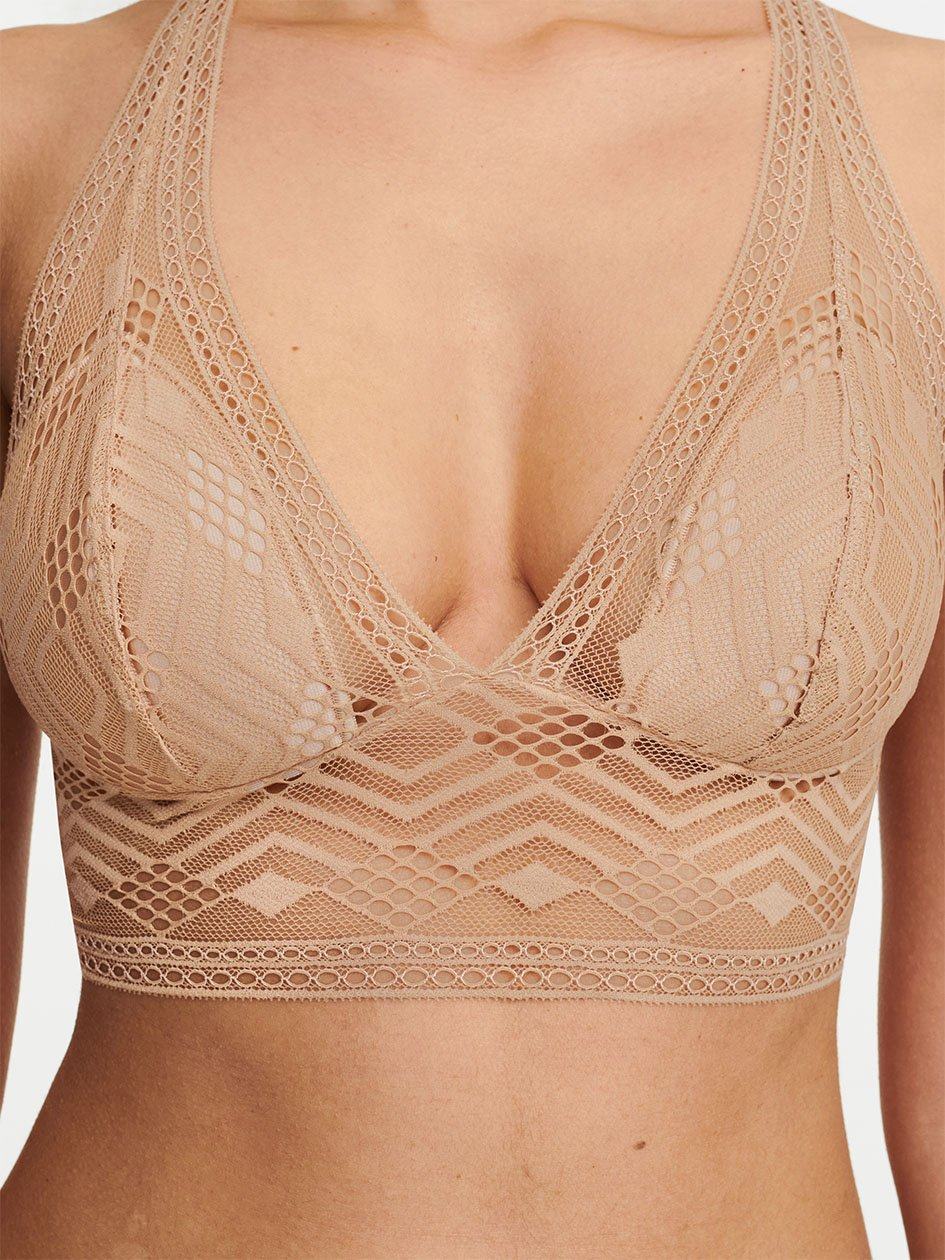 Beige Women Chantelle Ondine Wireless Bras | AEH5884VW