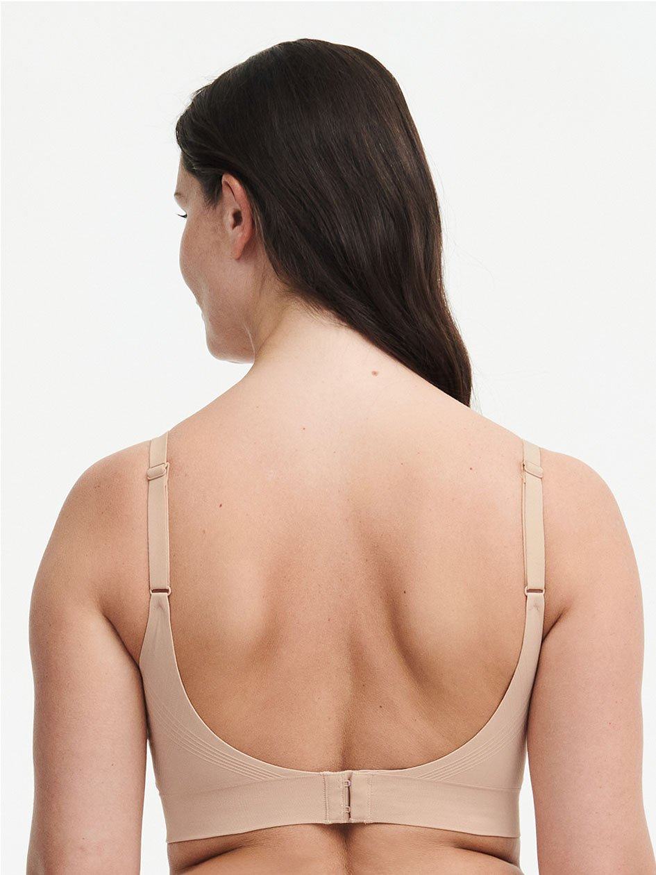 Beige Women Chantelle Smooth Comfort Wireless Lift Bralettes | XHX8031BH