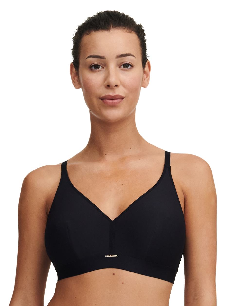 Black Women Chantelle Bare Essential Lightweight Wireless Bras | DKL5665SU