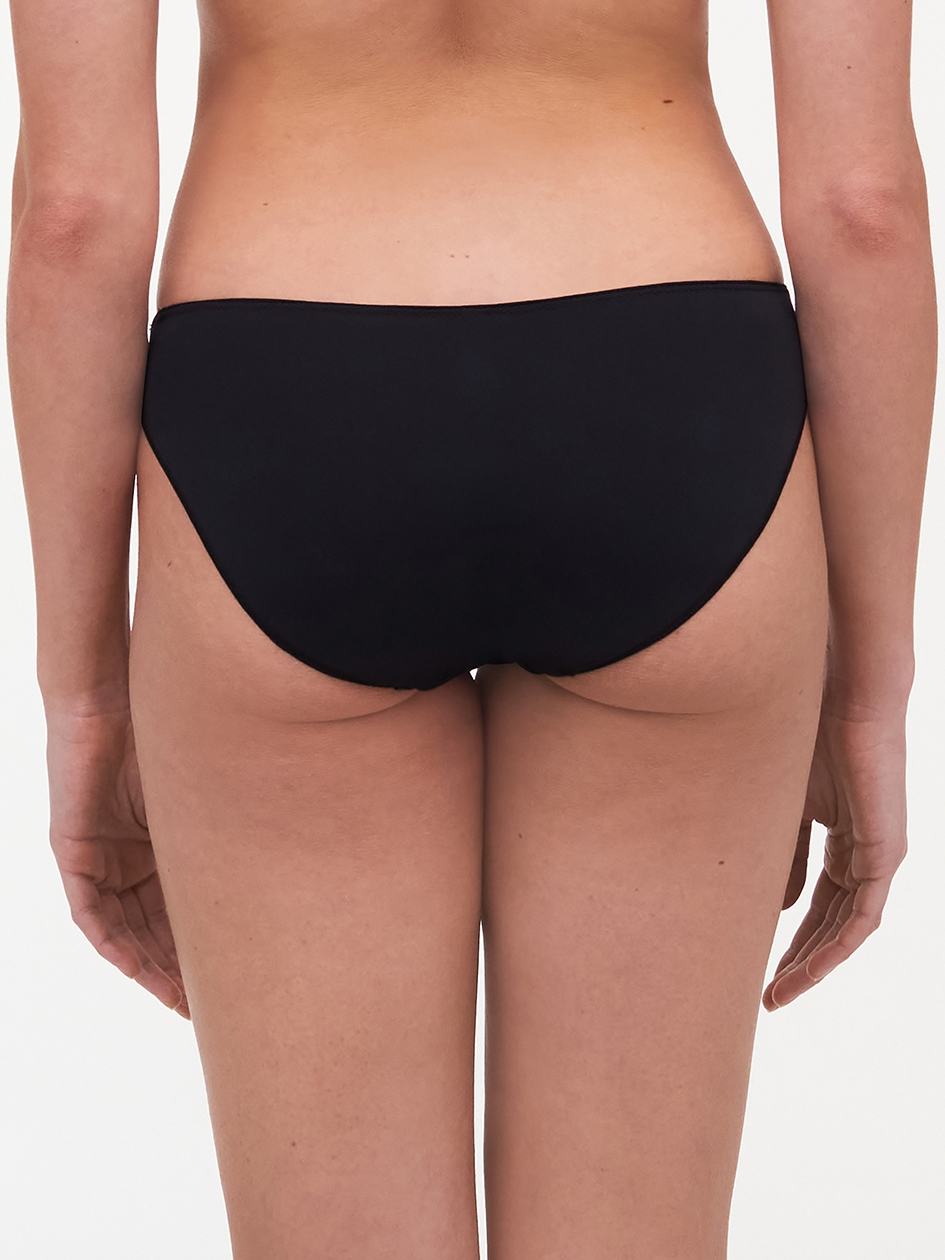 Black Women Chantelle Champs Elysees Bikini Bottoms | RZW9845MS