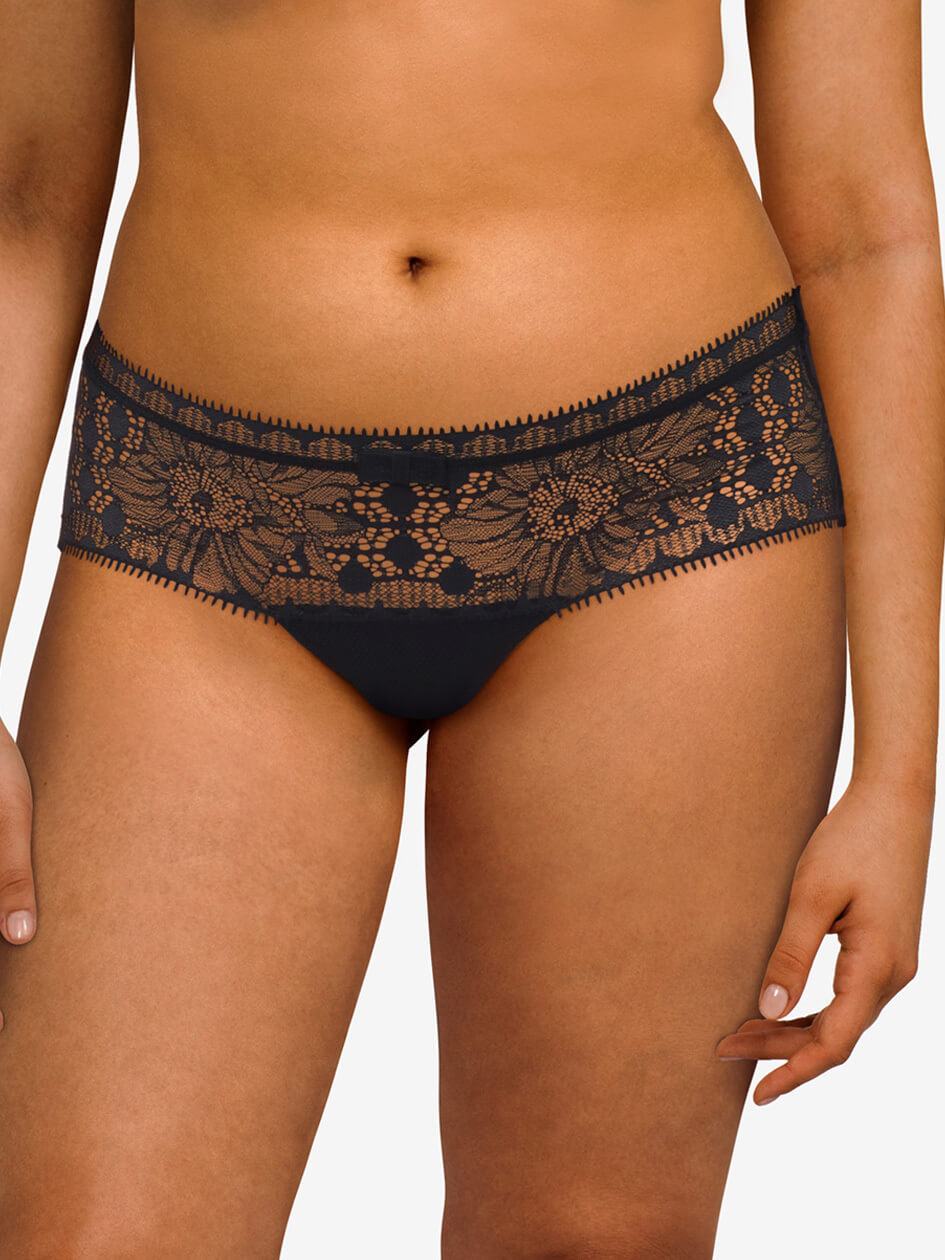 Black Women Chantelle Day to Night Hipster Panty | FEY5010BP