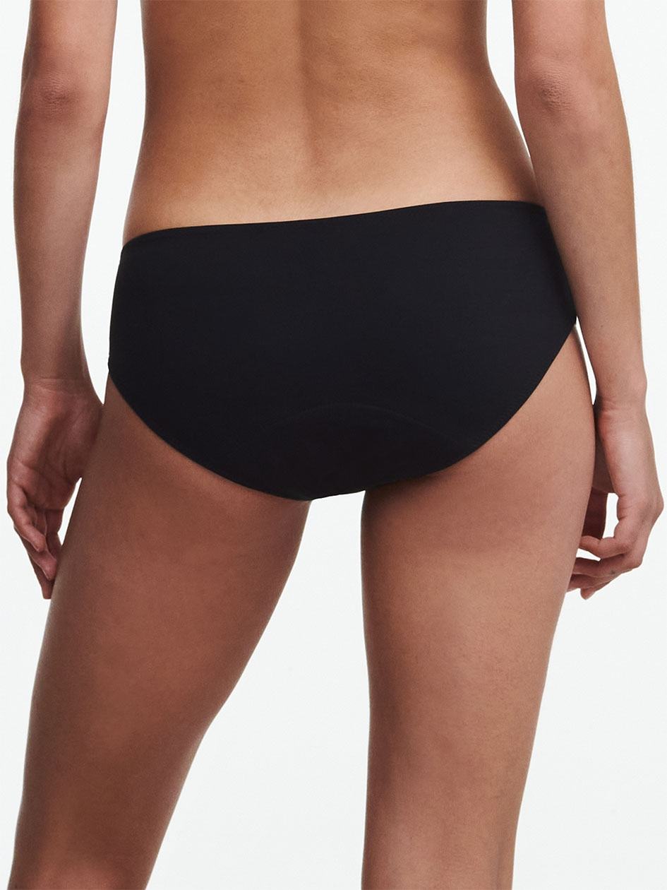 Black Women Chantelle Essential Leakproof Bikini Bottoms | DNJ1480YN