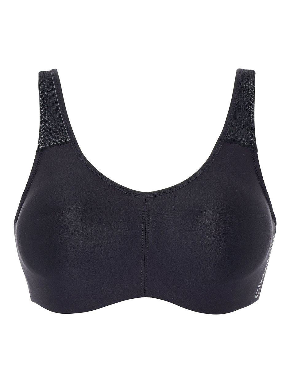 Black Women Chantelle Everyday High-Support Sport Bra | WDC4778XD