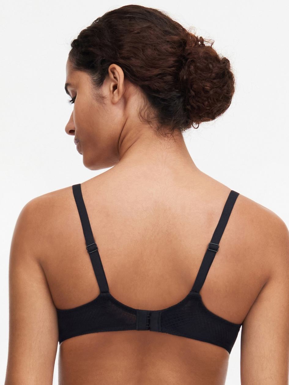 Black Women Chantelle Fleurs Demi Bras | MAD6111VQ