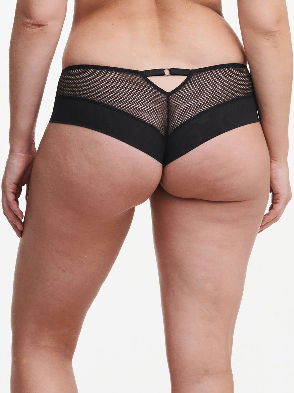 Black Women Chantelle Fleurs Signature Hipster Panty | FDY3817MW