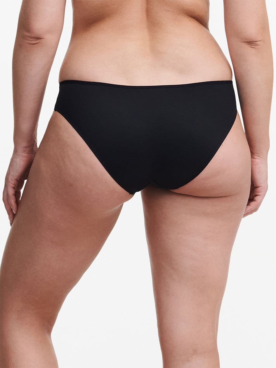 Black Women Chantelle Graphic Support Bikini Bottoms | FAE4253LE