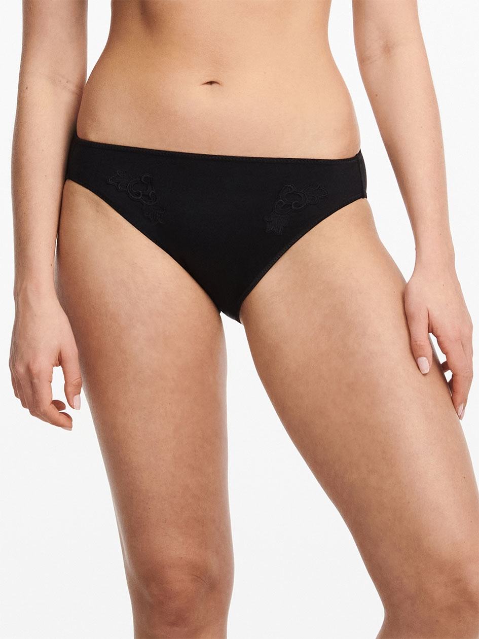 Black Women Chantelle Hedona Bikini Bottoms | DLW6048DH