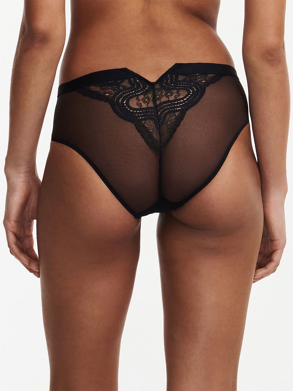 Black Women Chantelle Hypnotic High Waist Briefs | BIB8613DB