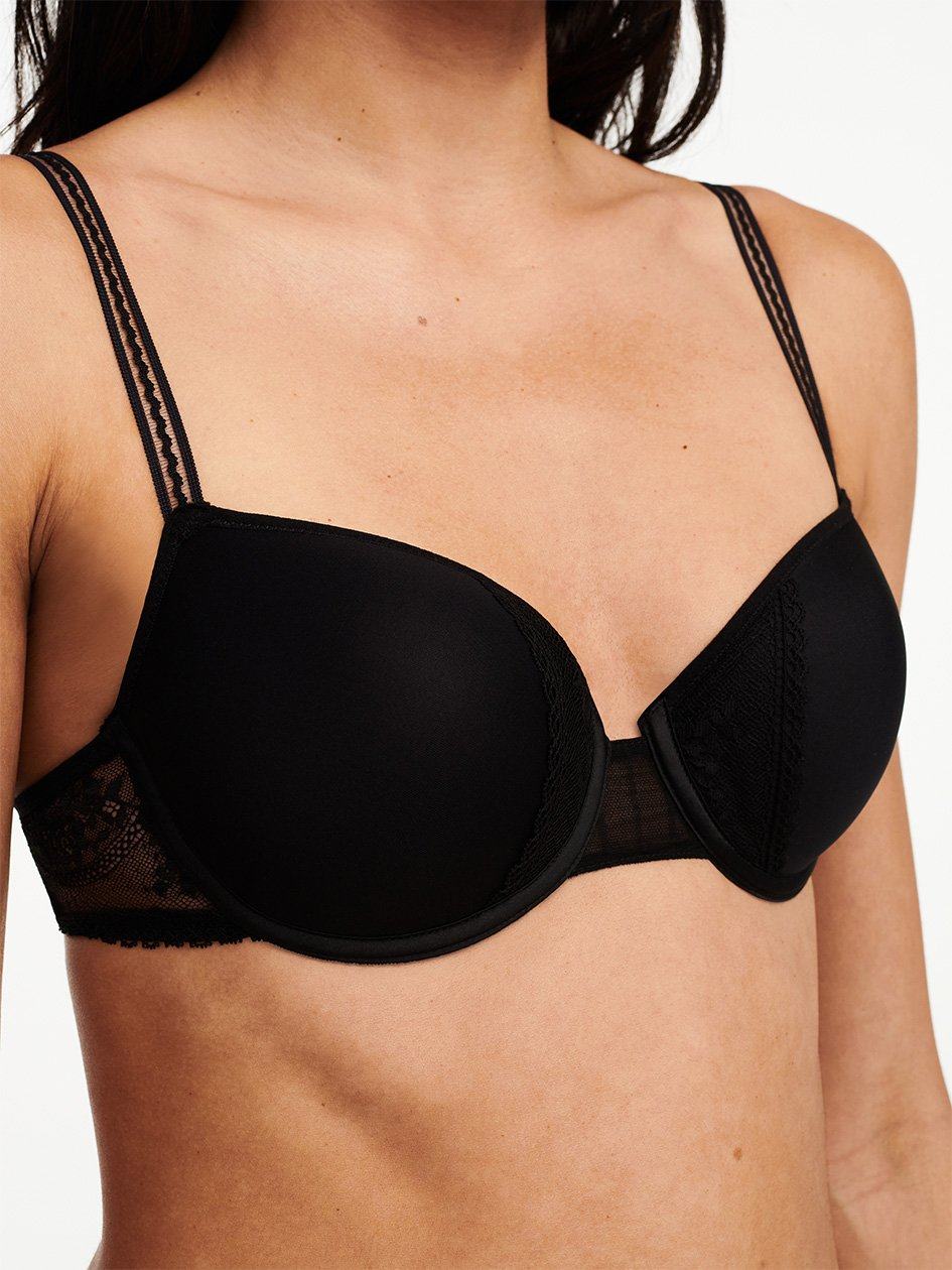 Black Women Chantelle Maddie Memory Foam Bras | NXA6596TY