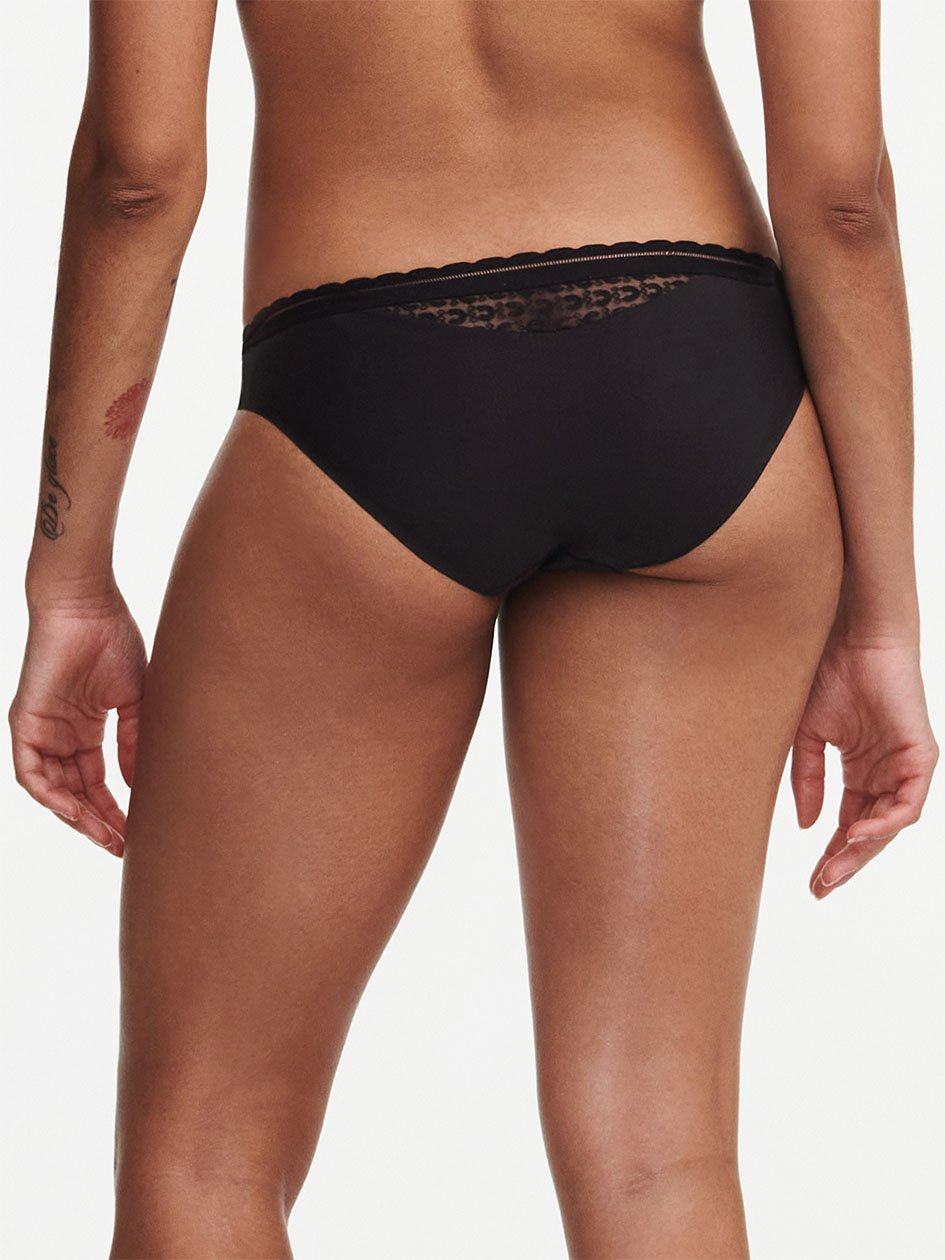 Black Women Chantelle Monogram Bikini Bottoms | XLT7828TT