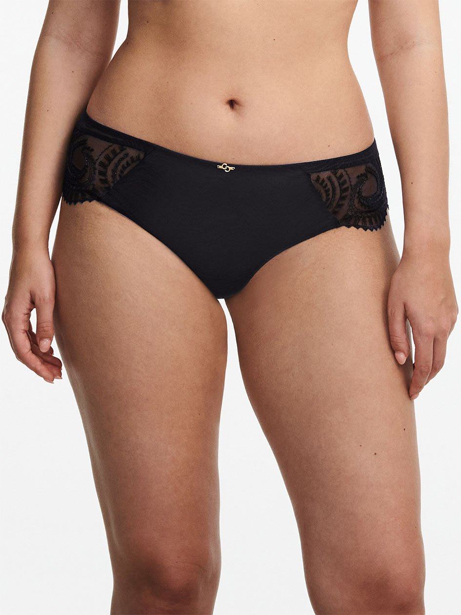 Black Women Chantelle Mystic Dream Lace Hipster Panty | RKE994AT