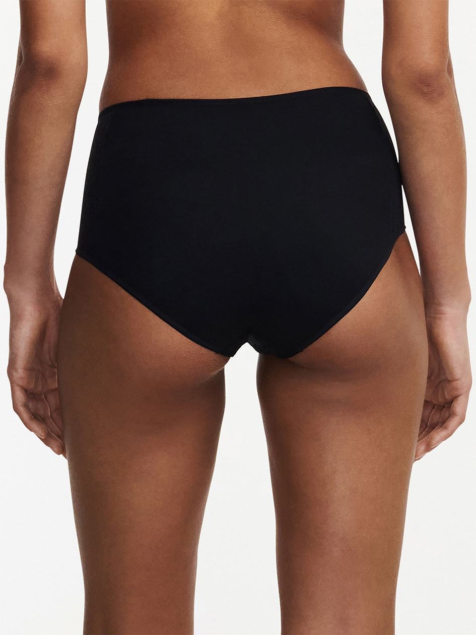 Black Women Chantelle Norah Comfort High Waist Briefs | NQO7668IM