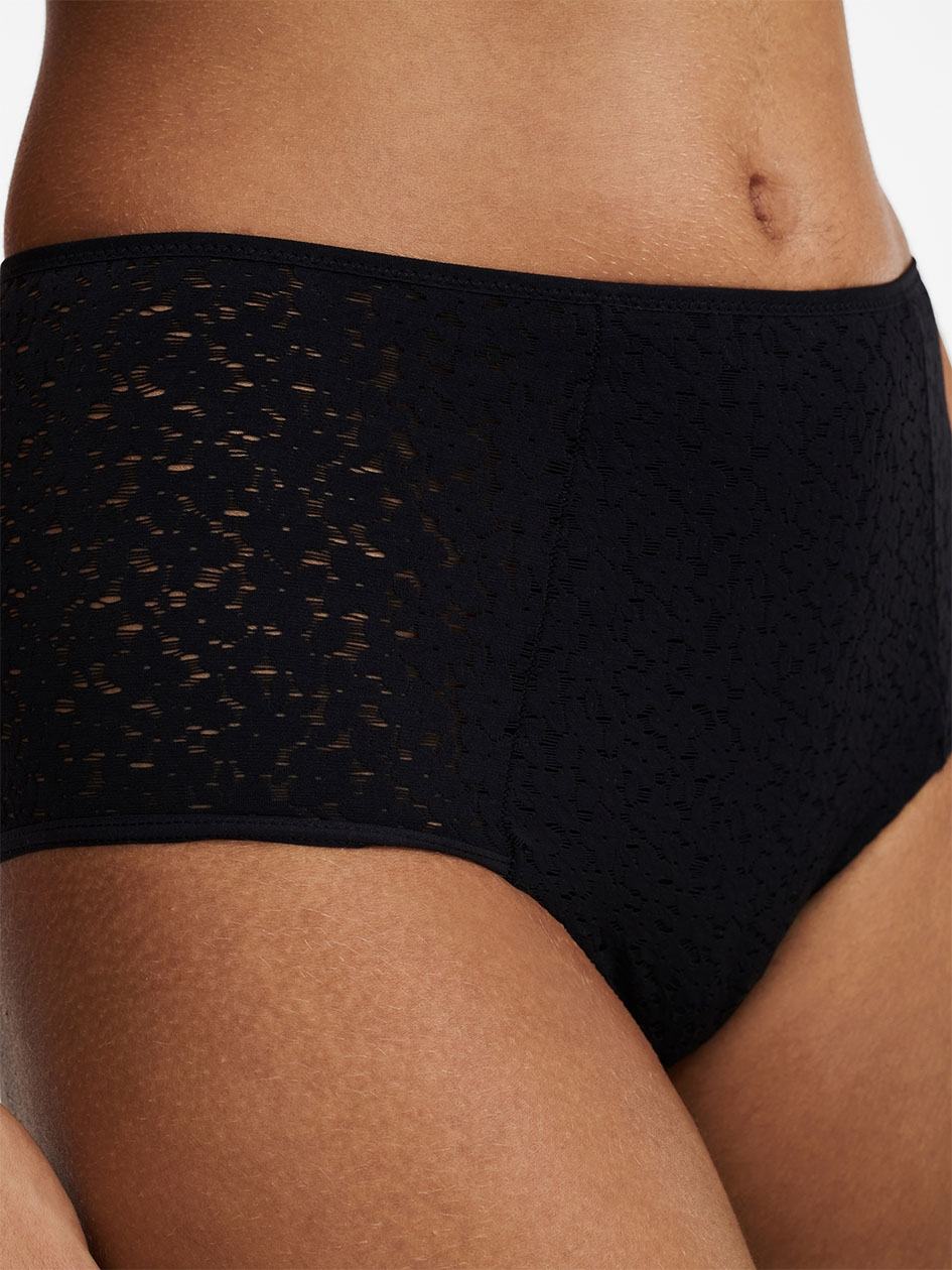 Black Women Chantelle Norah Comfort High Waist Briefs | NQO7668IM