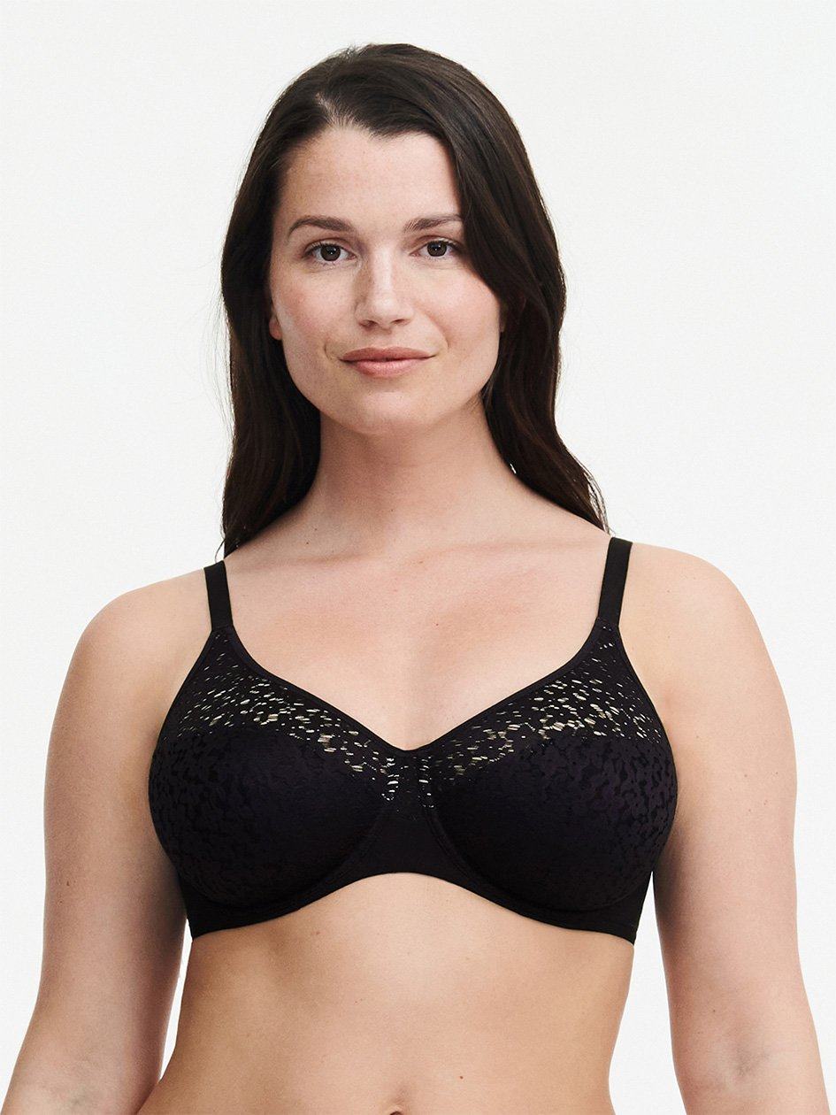 Black Women Chantelle Norah Comfort Underwire Bras | IOK530CY