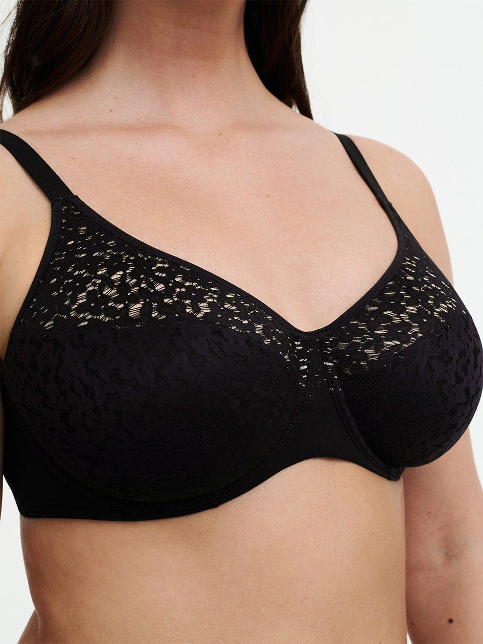 Black Women Chantelle Norah Comfort Underwire Bras | IOK530CY