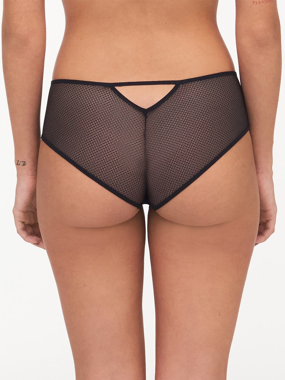 Black Women Chantelle Olivia Hipster Panty | NOA6682DX