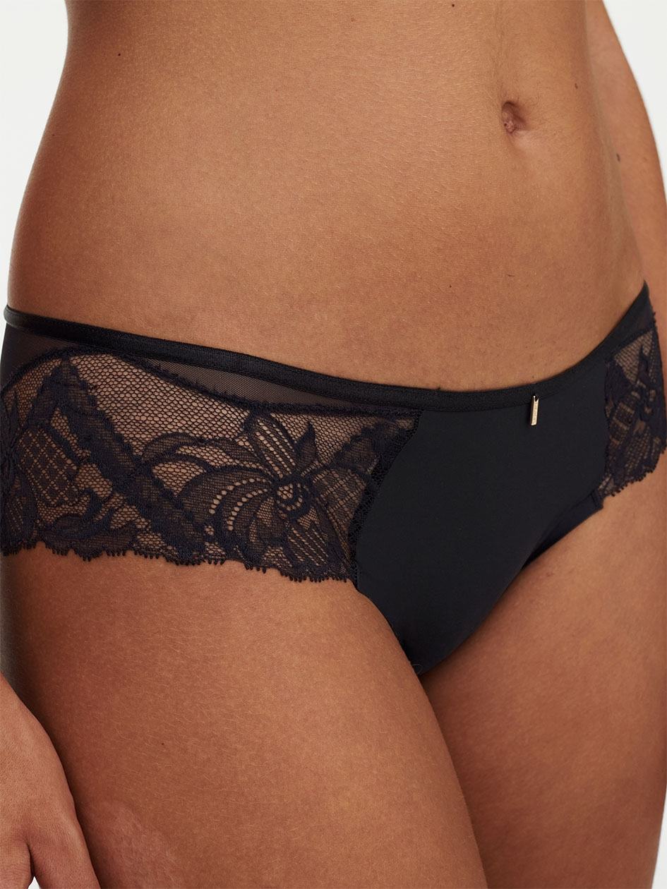 Black Women Chantelle Orangerie Dream Hipster Panty | SKE754PO