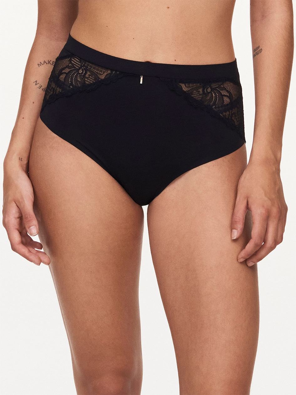 Black Women Chantelle Orangerie Dream High Waist Briefs | BCZ3964CZ