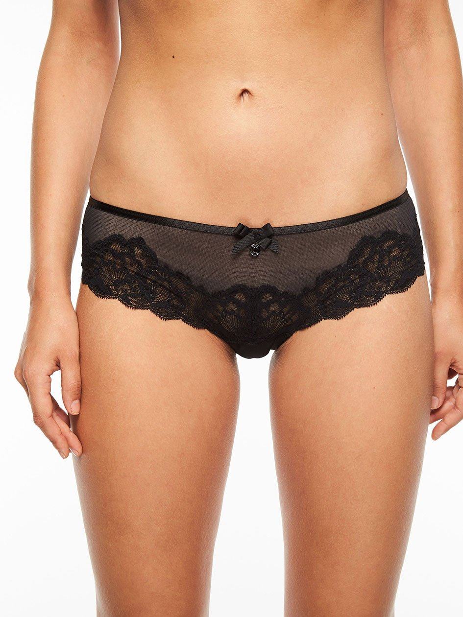 Black Women Chantelle Orangerie Hipster Panty | IPA574BL