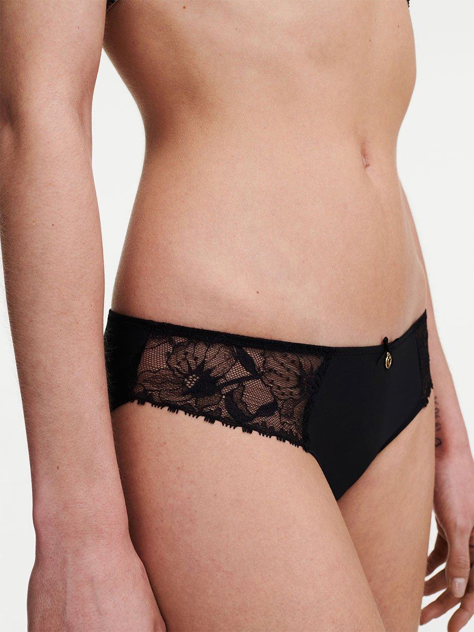 Black Women Chantelle Orchids Briefs | ZGR1516BF