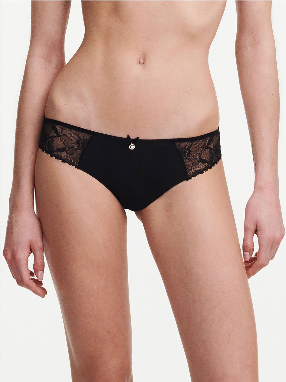 Black Women Chantelle Orchids Briefs | ZGR1516BF